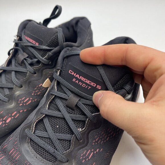 Under Armour Shoes Charged Bandit 5 Athletic Running Sneakers Womens Size 9.5 US - Picture 5 of 15